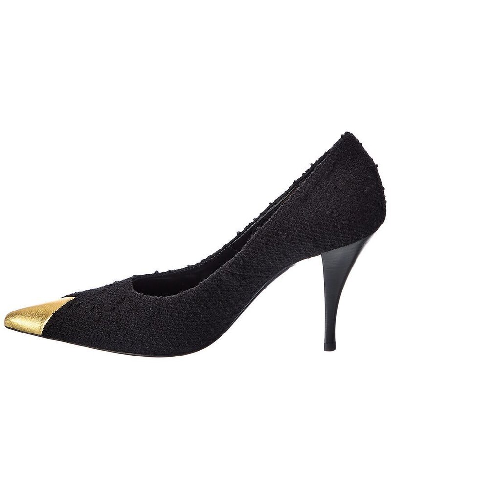 Saint Laurent Arian 90 Wool Pump - Picture 2 of 5